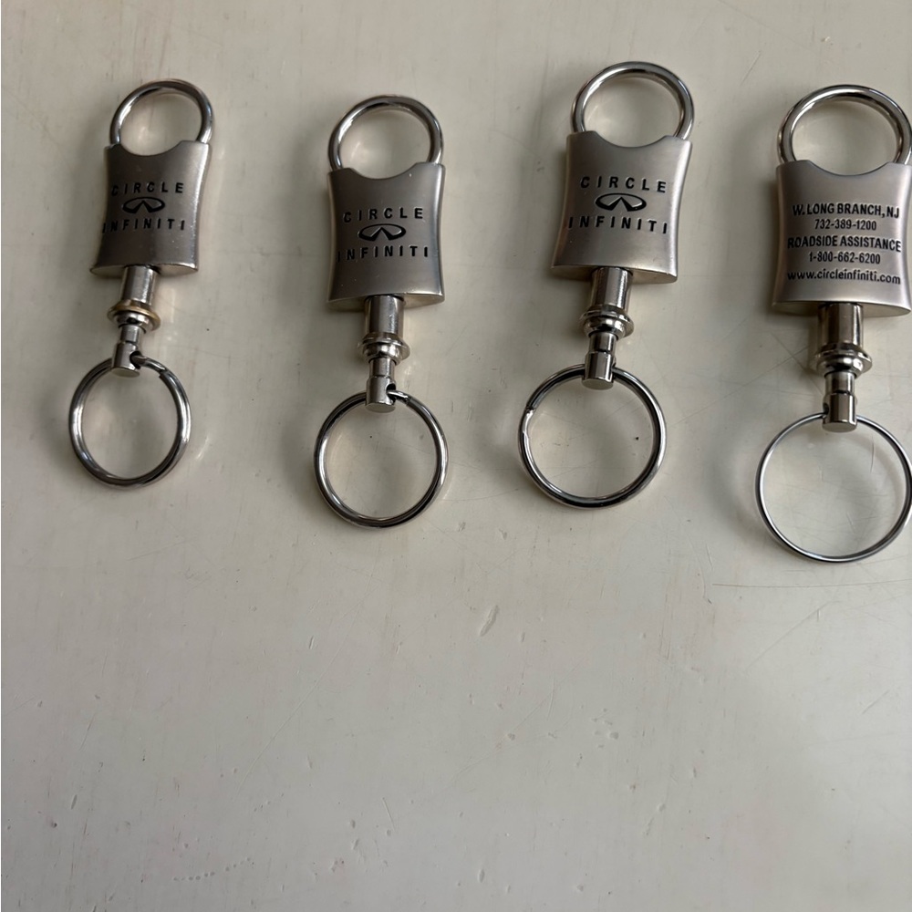 Infiniti Silver Keychains